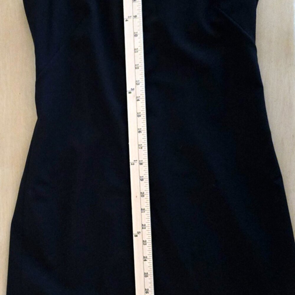 Theory Classic Black Mini Sleeveless Dress Size 4 - Picture 12 of 12